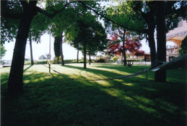 Giardino con amache